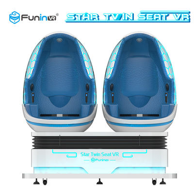 ISO9001 1 κινηματογράφος 360 αυγών καθισμάτων 9D VR προσομοιωτής κινήσεων για 4+ χρονών