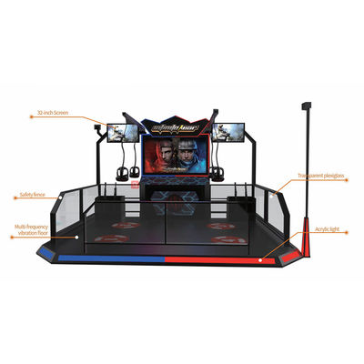 2 προσομοιωτής πυροβολισμού φορέων 9D VR με την κάσκα HTC Vive για το Μεσαίωνα