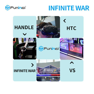 2 προσομοιωτής πυροβολισμού φορέων 9D VR με την κάσκα HTC Vive για το Μεσαίωνα