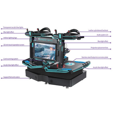 Περιεκτική στάση επάνω στον προσομοιωτή πτήσης VR/την εικονική πραγματικότητα Flight Simulator 9D