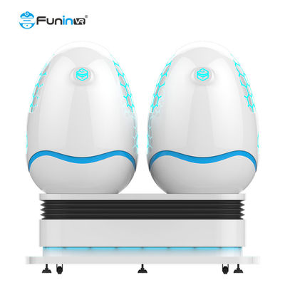 360 μηχανή κινηματογράφων εδρών αυγών εικονικής πραγματικότητας 9D VR βαθμού με 2 καθίσματα