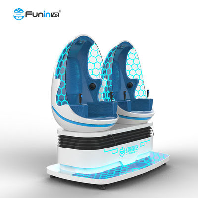 Δύο κινηματογράφος εικονικής πραγματικότητας Playes 1.2KW 9D/έδρα αυγών VR για το λούνα παρκ