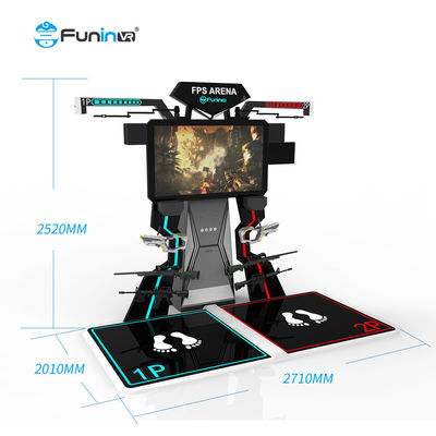 Παιχνίδι πυροβολισμού μετάλλων φύλλων VR FPS που συναγωνίζεται τον προσομοιωτή πτήσης μηχανών παιχνιδιών 9d