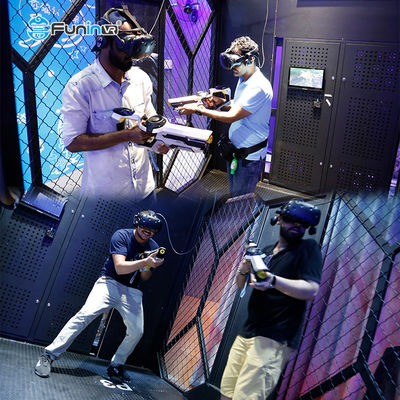 VR+ το πάρκο οδηγά την ηλεκτρονική Arcade αίθουσα VR διαφυγών παιχνιδιών 9D VR Multiplayer δυναμική