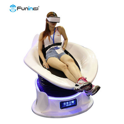Εκτιμημένος φορτίων 120Kg εικονικής πραγματικότητας 9d αυγών ολισθαίνων ρυθμιστής παιχνιδιών καρεκλών διαστημικός vr
