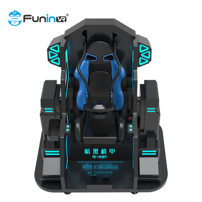 Εικονική πραγματικότητα προσομοιωτών κινηματογράφων γύρων ρομπότ 9D mecha VR για τα εσωτερικά παιχνίδια