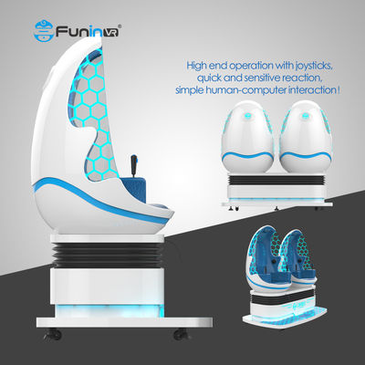 VR 360 μπλε VR arcade προϊόν παιχνιδιών προσομοιωτών κερδίζει την εικονική πραγματικότητα 2 χρημάτων παίκτης