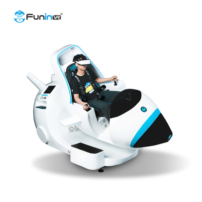 Περιστροφή 1 πιλοτηρίων 180° μηχανών 9D VR Flight Simulator παιχνιδιών πετάγματος παίκτης