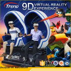 Διπλός προσομοιωτής εικονικής πραγματικότητας καθισμάτων 9D για το λούνα παρκ 2185*2185*2077mm