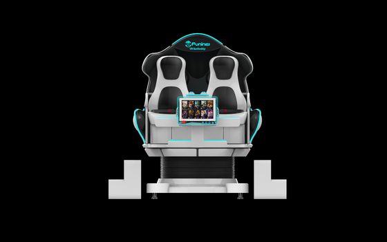 610kg Δυνατότητα βάρους 9D VR Chair με Immersive VR Experience και Joystick Controller