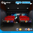 8, 9, 12 θέατρο κινηματογράφων καθισμάτων 7D με την υδραυλική/ηλεκτρική πλατφόρμα