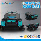 προσομοιωτής 6 κινηματογράφων 220V 9D VR μηχανή αυτοκινήτων καθισμάτων VR για τη λεωφόρο αγορών