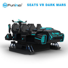 Το σκοτάδι εικονικής πραγματικότητας multiplayer vr χαλά τη μηχανή 6 παιχνιδιών καθίσματα συναγωνιμένος τον προσομοιωτή 9d VR