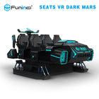Το σκοτάδι εικονικής πραγματικότητας multiplayer vr χαλά τη μηχανή 6 παιχνιδιών καθίσματα συναγωνιμένος τον προσομοιωτή 9d VR