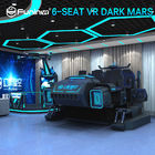 6 εικονική πραγματικότητα 9D Flight Simulator καθισμάτων με την πίσω δόνηση 4200*3670*2350mm