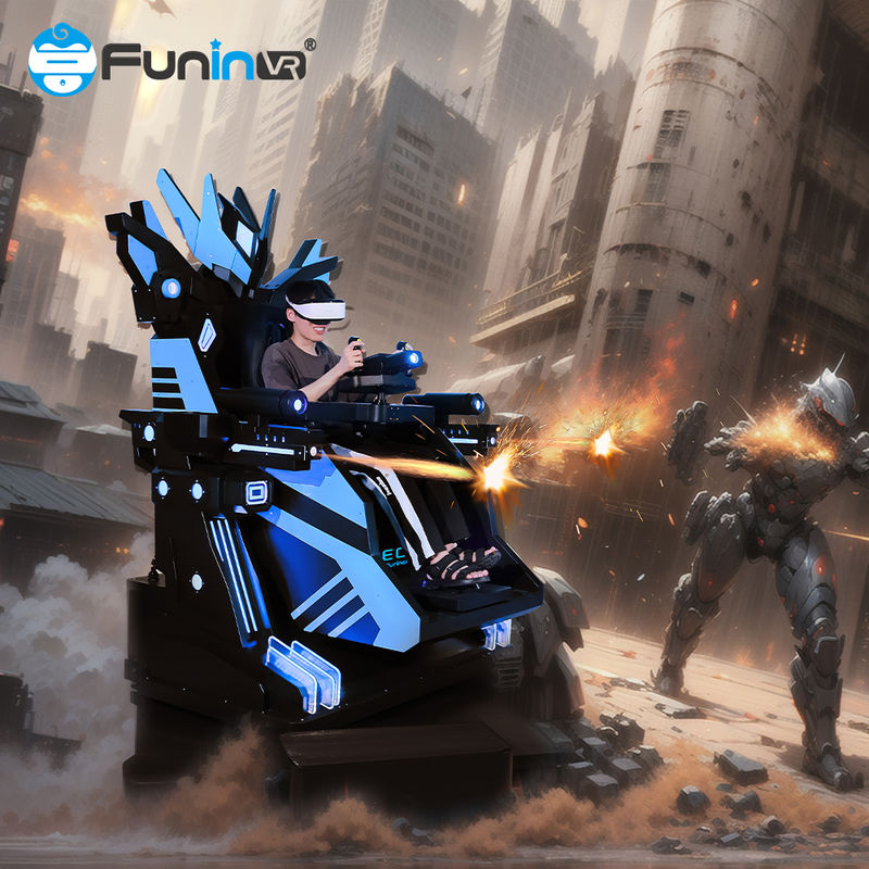 Επαναστατική εμπειρία εικονικής πραγματικότητας με χειριστήριο joystick 9D VR Chair περιστροφή 360 μοιρών