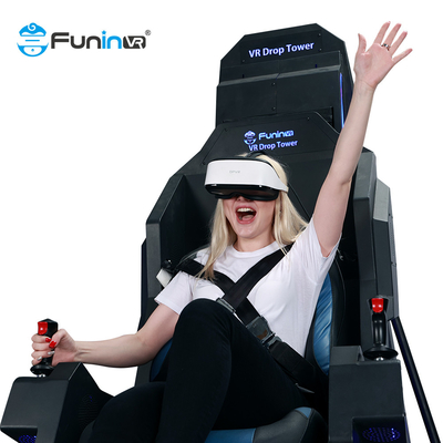 9D προσομοιωτής μηχανών 9D VR μετάλλων πύργων πτώσης εικονικής πραγματικότητας VR 9D